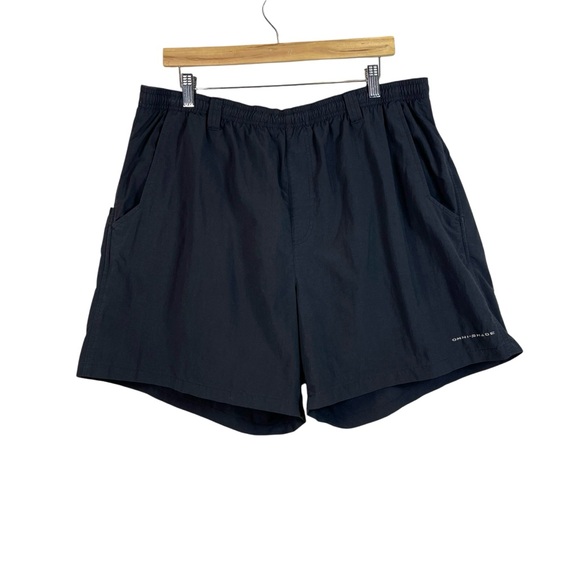 Columbia PFG Performance Fishing Gear Black Athletic Short Men's Size XL - Picture 1 of 11